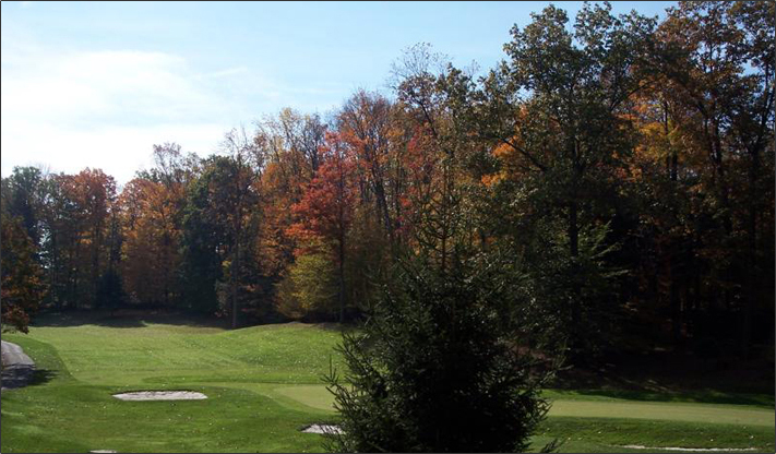 Treasure Lake View - Fall Landscape Scene 